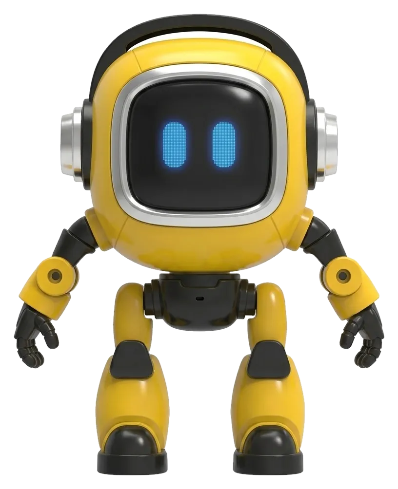Nova AI companion robot, front view